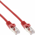 InLine Patch Cable SF/UTP Cat.5e red 1.5m