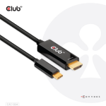 CLUB3D CAC-1334 video cable adapter 70.9" (1.8 m) HDMI Type A (Standard) USB Type-C Black