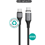 eSTUFF INFINITE (GRS) Magnetic USB-C - C 2.0 Cable PD100W 480 Mbps - Kabel USB cable