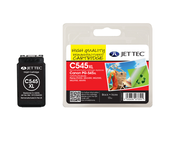 Refilled Canon PG-545XL Black Ink Cartridge