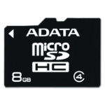 ADATA 8GB MicroSD Class 4 memory card