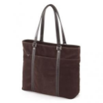 Mobile Edge Ultra Tote - Chocolate Suede 15.4" Ladies case