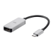Monoprice 35503 video cable adapter USB Type-C DisplayPort Black, Silver