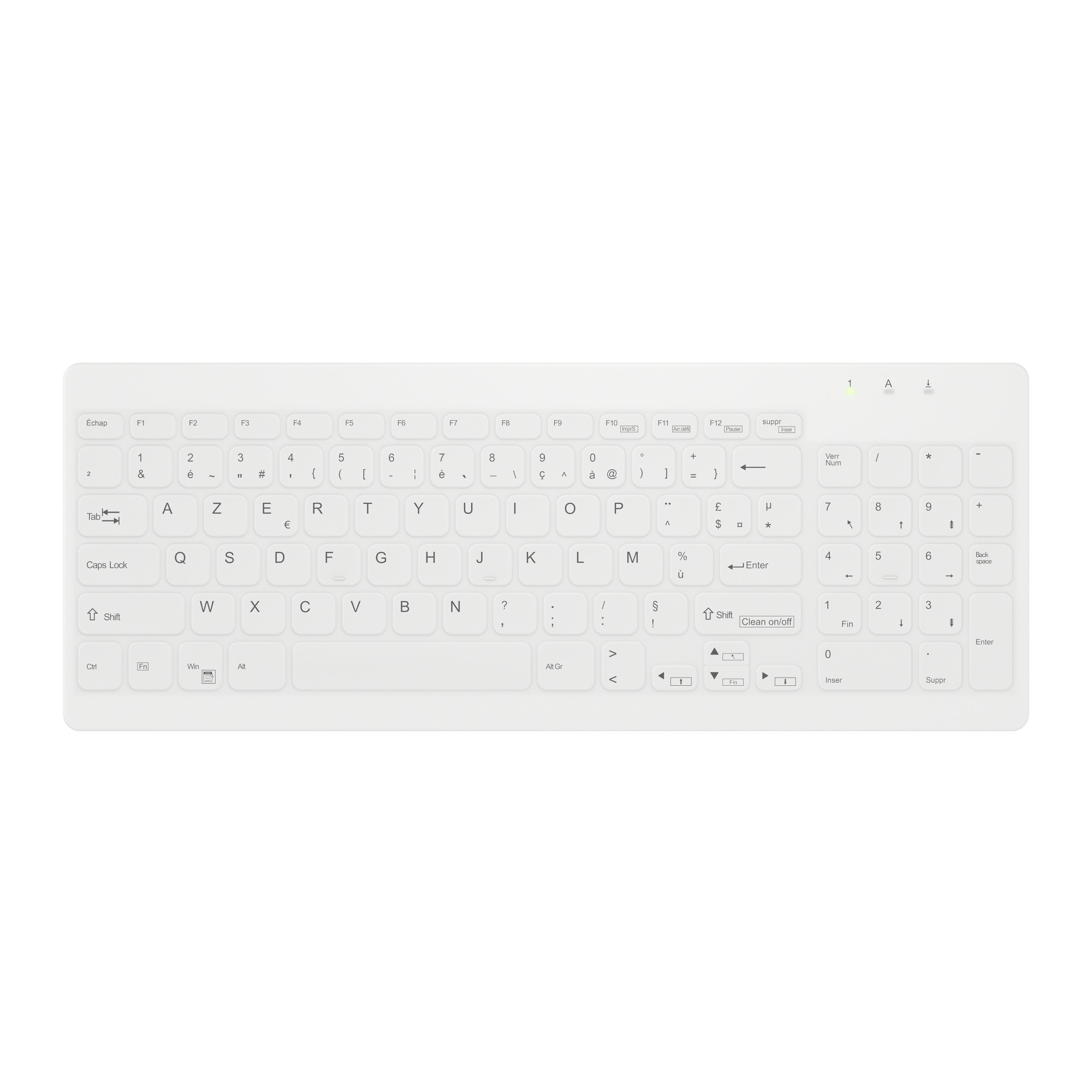 EU Product - ACTIVE KEY Hygiene Compact Ultraflat Keyboard with N thumbnail