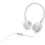 HP H2800 Headset Wired Head-band Calls/Music Silver, White