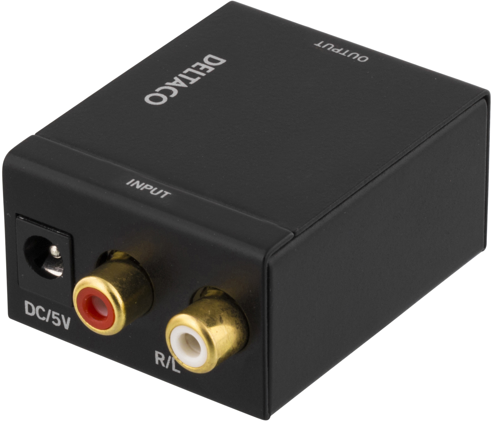 Deltaco AN-DG audio converter Black