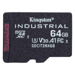 Kingston Technology Industrial 64 GB MicroSDXC UHS-I Class 10