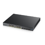 Zyxel XGS2210-28HP Managed L2 Gigabit Ethernet (10/100/1000) Power over Ethernet (PoE) 1U Black