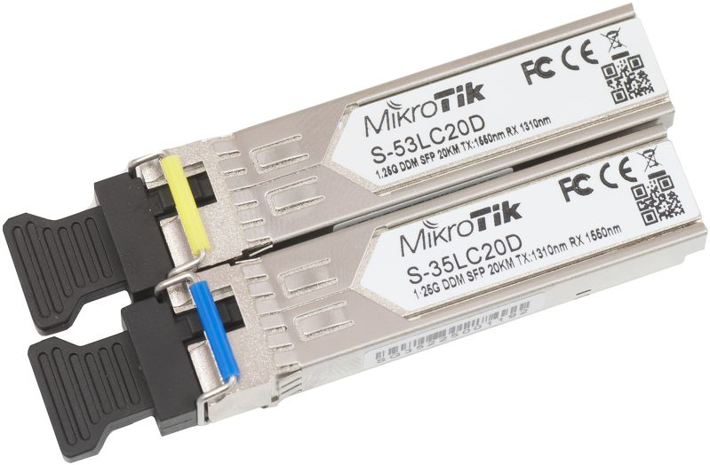 Mikrotik S-3553LC20D network transceiver module 1250 Mbit/s SFP