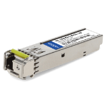 AddOn Networks Ciena Compatible TAA 10GBase-BX SFP+ Transceiver (SMF, 1550nmTx/1490nmRx, 80km, LC, DOM, -40 to 85C)