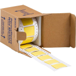 Brady 2HT-1000-2-YL-S cable marker Yellow Polyvinylidene fluoride (PVDF)