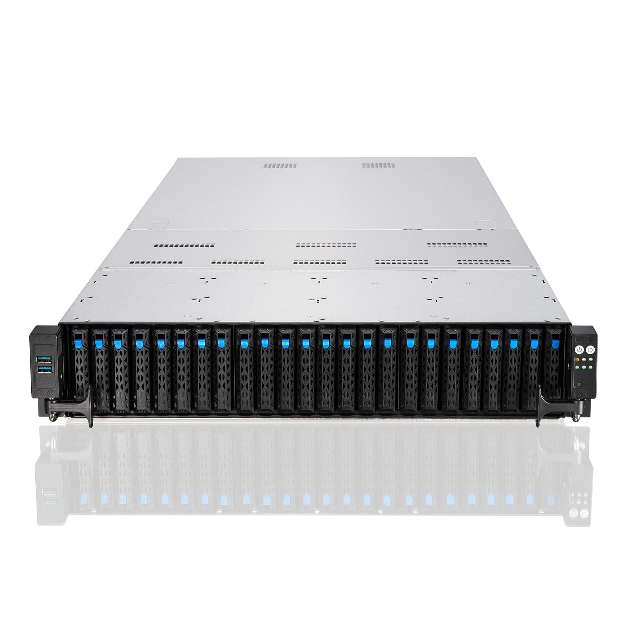 RS720-E11-RS24U Intel C741 Rack (2U) Black, Silver