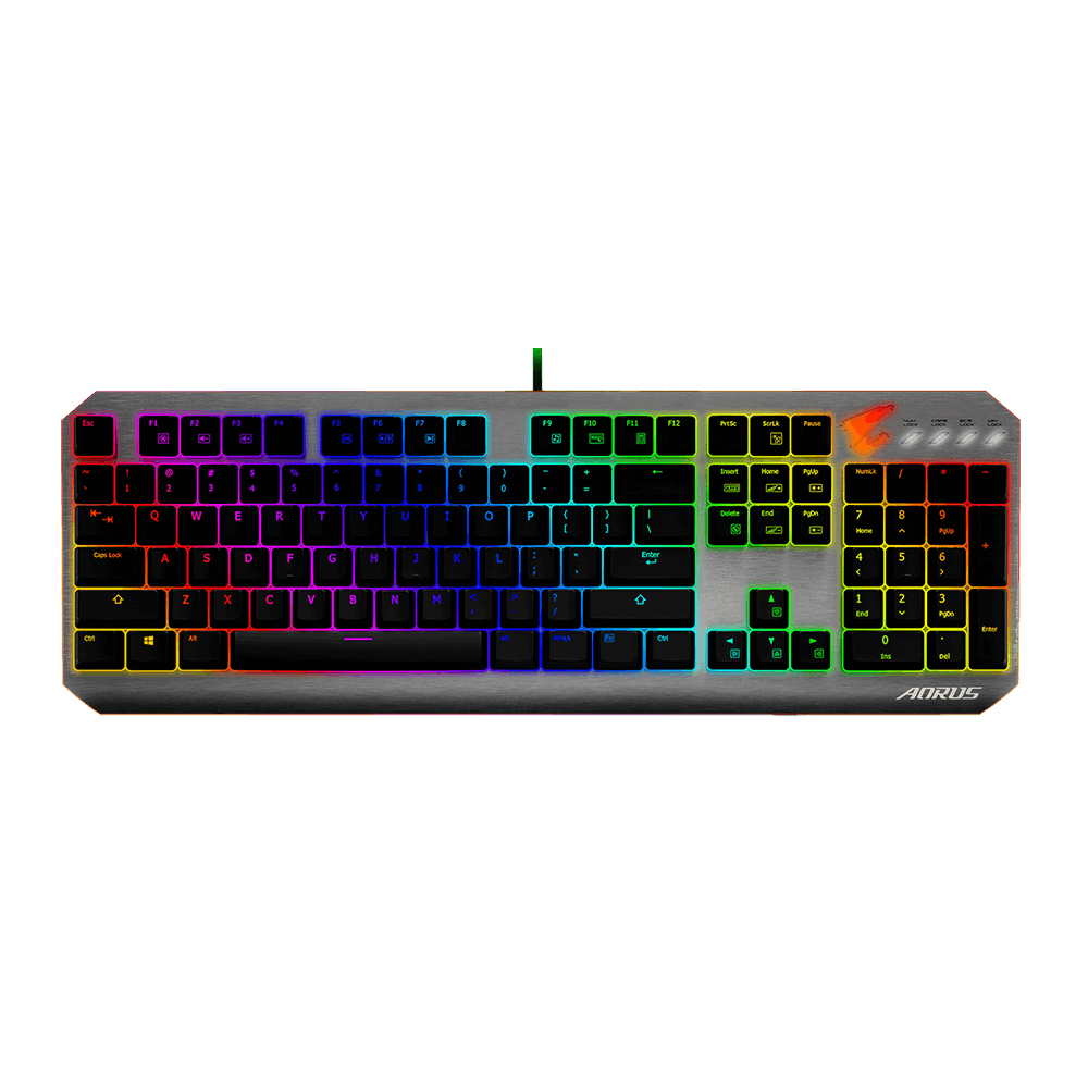 Gigabyte AORUS K7 USB English Black Gigabyte AORUS K7 USB English Black