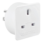 MASTERPLUG TAUSA USA Male to UK 3 Pin Female Adaptor