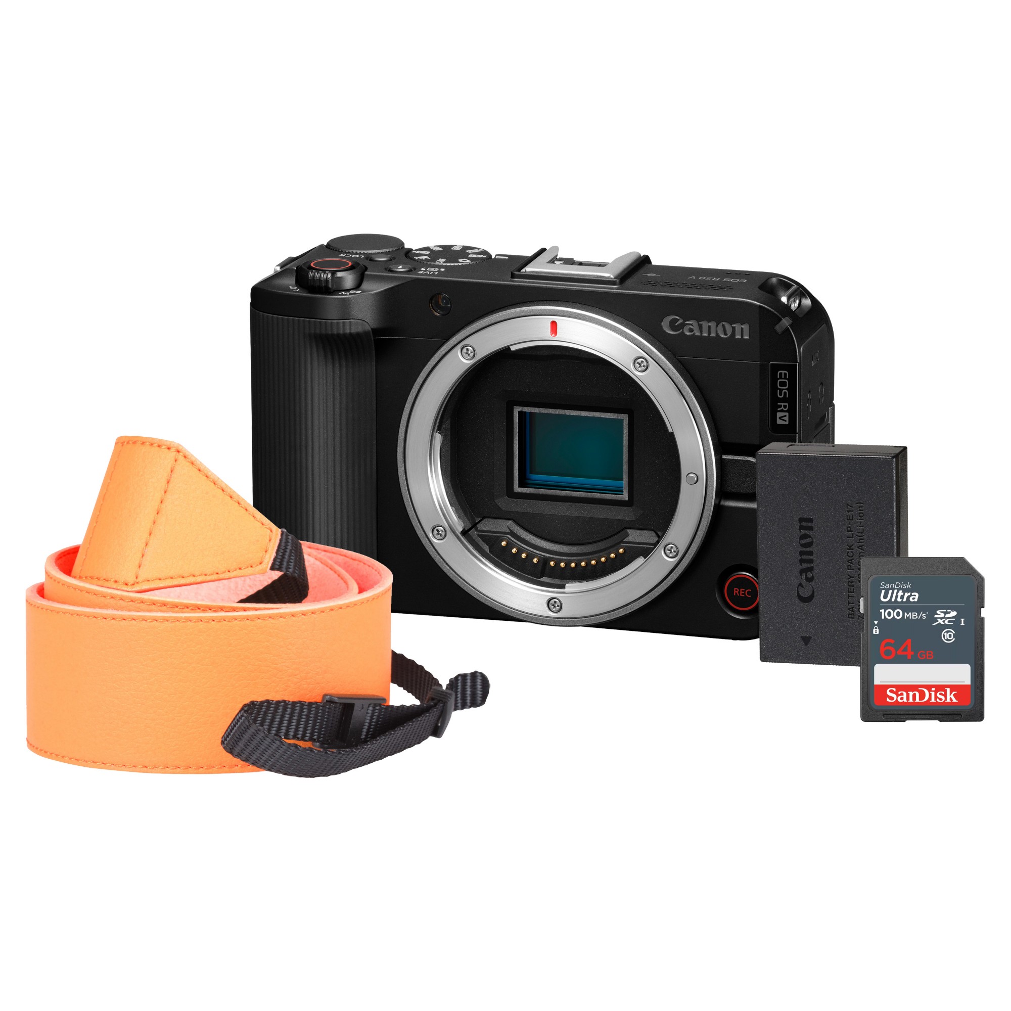 Canon EOS R50 V APS-C Mirrorless Camera - Camera Only with Additional