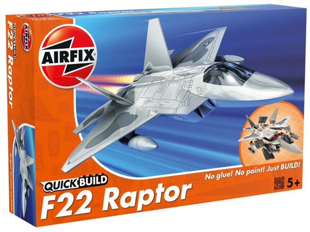 EU Product - Quickbuild F22 Raptor Aircraft Model thumbnail