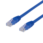 Deltaco TP-607B networking cable Blue 0.75 m Cat6 U/UTP (UTP)