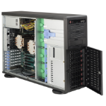 Supermicro 743AC-1200B-SQ Full Tower Rack-Mountable Workstation / Server Case with 1200W 80PLUS Platinum Power Supply