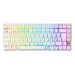 CHERRY XTRFY K33 Compact Wireless keyboard Gaming USB + RF Wireless + Bluetooth QWERTY Nordic White