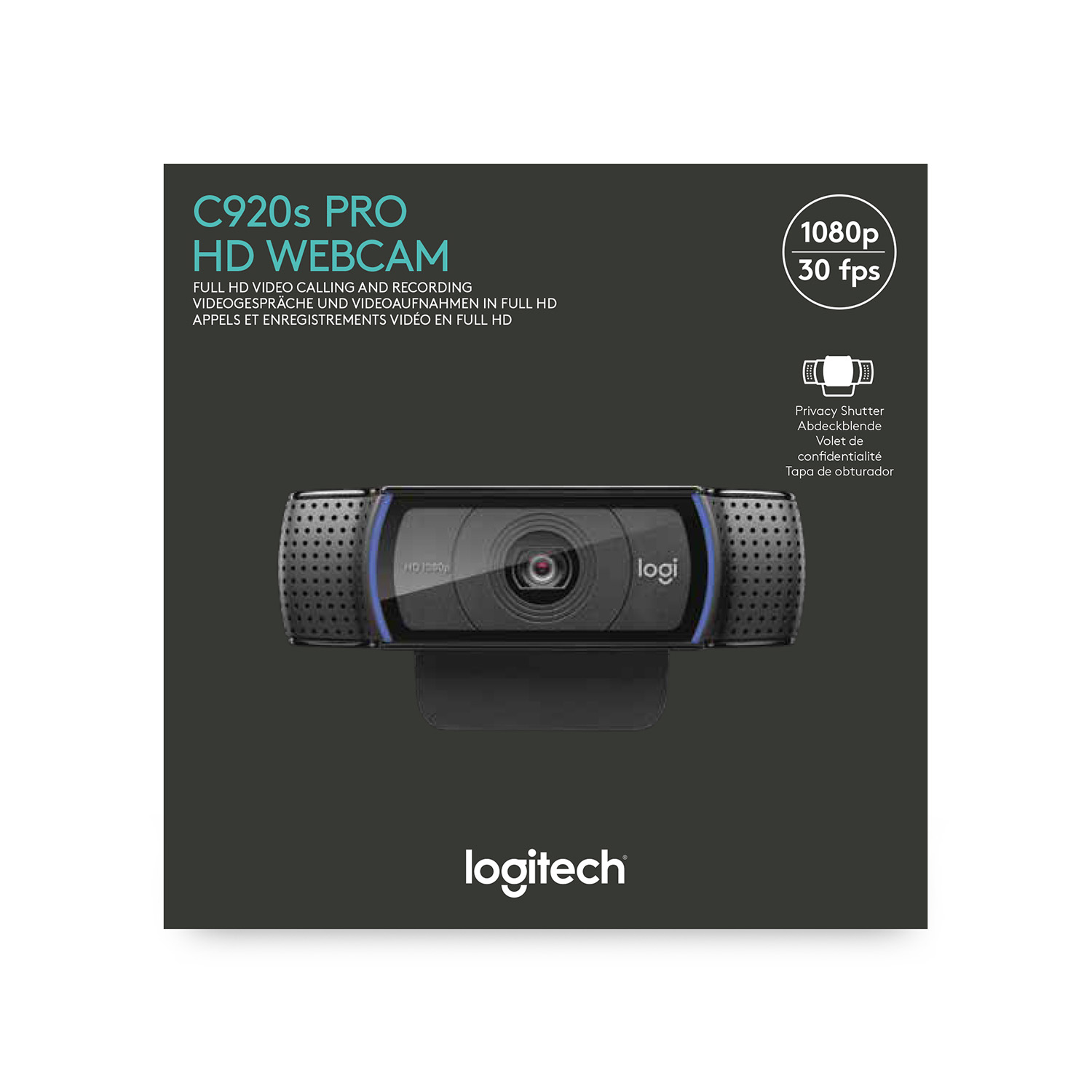 Logitech C920s webcam