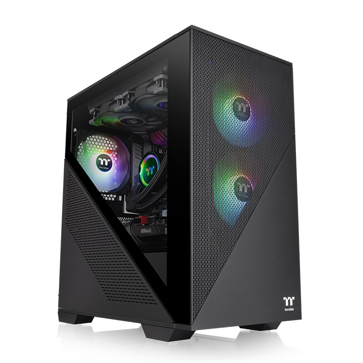 Image of Thermaltake Divider 170 TG ARGB Midi Tower Black