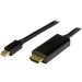 StarTech.com Cable Conversor Mini DisplayPort a HDMI de 1m - Color Negro - Ultra HD 4K