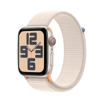 Apple Watch SE OLED 44 mm Digital 368 x 448 pixels Touchscreen 4G Beige Wi-Fi GPS (satellite)