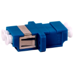 FDL LC DUPLEX SINGLEMODE FIBRE OPTIC ADAPTER - BLUE