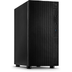 Inter-Tech IT-2508 Square Midi Tower Black