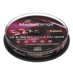 MediaRange MR214 lege cd CD-R 700 MB 10 stuk(s)
