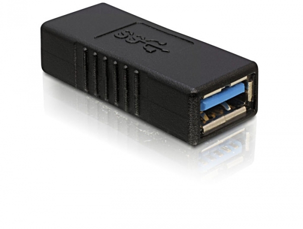 DeLOCK USB 3.0-A Adapter USB-A Black