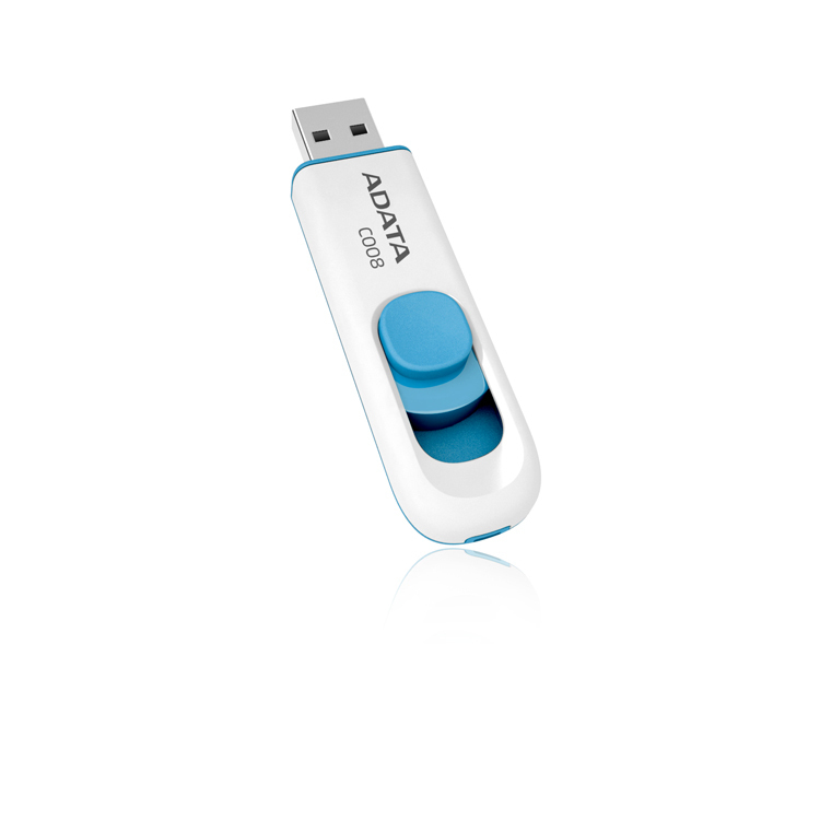Adata Blue/White 64Gb C008 Usb Flash Drive Usb Type-A 2.0