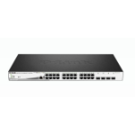 D-Link DGS-1210-28MP network switch Managed L2 Gigabit Ethernet (10/100/1000) Power over Ethernet (PoE) 1U Black, Grey