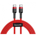 Baseus CATKLF-G09 mobile phone cable Black, Red 1 m USB A USB C