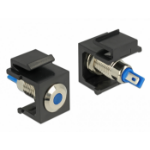 DeLOCK 86461 wire connector Keystone LED Black, Blue, Stainless steel