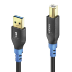 PureLink FI-U200-030 USB cable USB 2.0 3 m USB A USB B Black, Blue