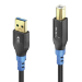 PureLink FI-U200-015 USB cable USB 2.0 1.5 m USB A USB B Black, Blue