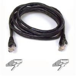 Belkin Cat 5E Patch Cable - 7ft - 1 x RJ-45, 1 x RJ-45 networking cable Black 83.9" (2.13 m)
