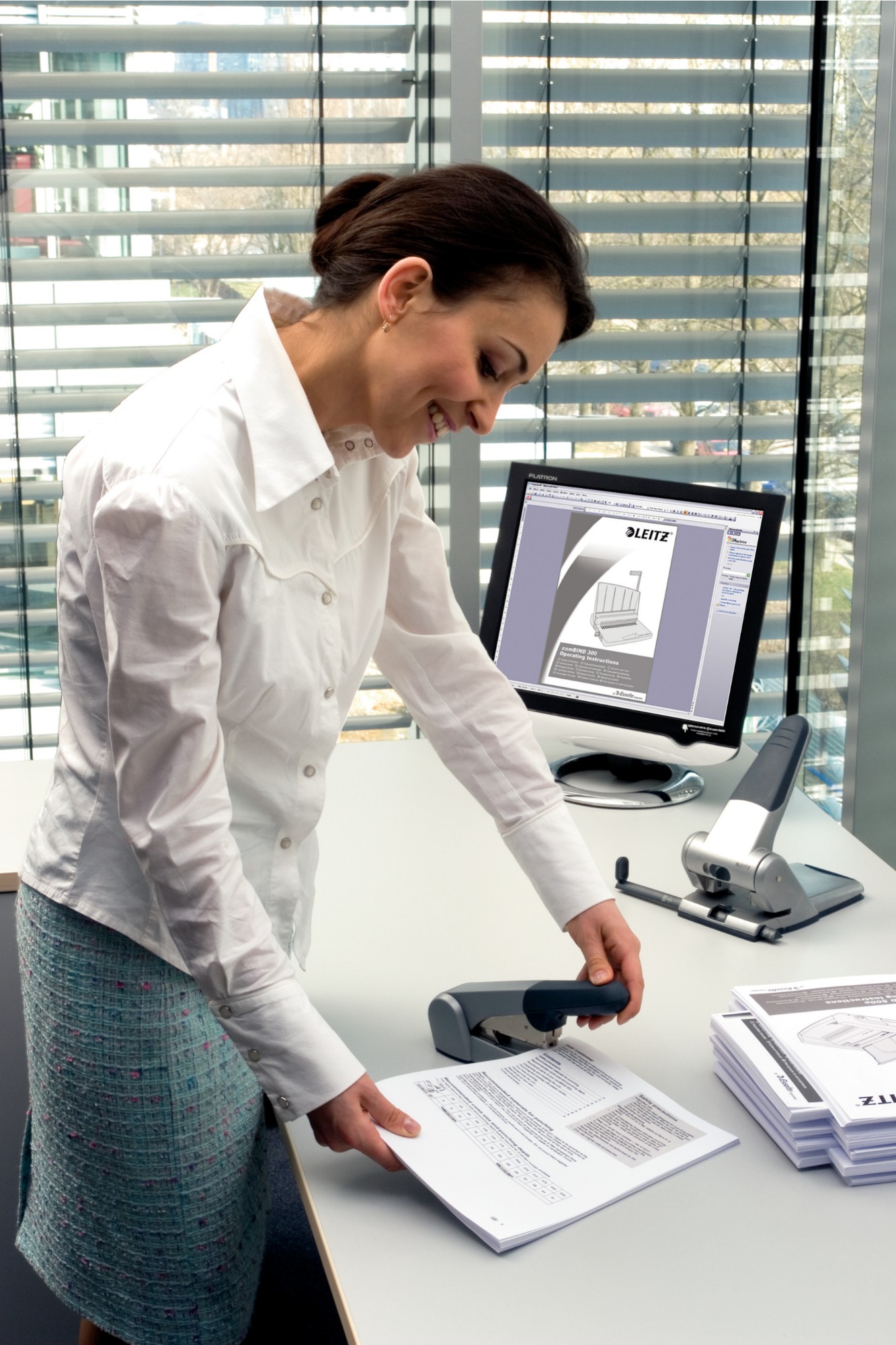 Leitz 55510084 stapler Silver