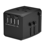 Microconnect MC-TRAVELADAPTER1 electrical power plug Black