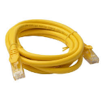 8WARE CAT6A Cable 5m - Yellow Color RJ45 Ethernet Network LAN UTP Patch Cord Snagless