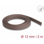 DeLOCK Braided Sleeve rodent resistant stretchable 2 m x 12 mm brown