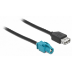 DeLOCK 90502 cable gender changer HSD Z USB-A Black, Blue