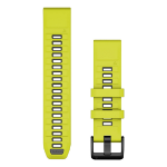 Garmin QuickFit Band Graphite, Yellow Silicone