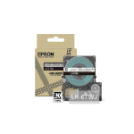 Epson Matte Tape – Clear/White 24mm(8m) – LK-6TWJ