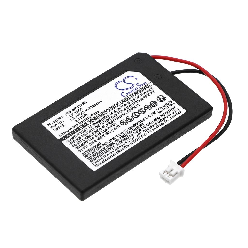 EU Product - Battery for Battery for SONY Dualshock 3 et. al, 3.7V, 570mAh thumbnail