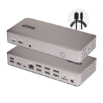 StarTech.com 150N-USB4DOCK-TRIPLE laptop dock/port replicator Wired USB4 Gray