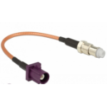 DeLOCK 89675 coaxial cable RG-316 0.15 m FAKRA D FME Black, Brown