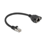 DeLOCK 90773 netwerkkabel Zwart 0,25 m Cat6a S/FTP (S-STP)