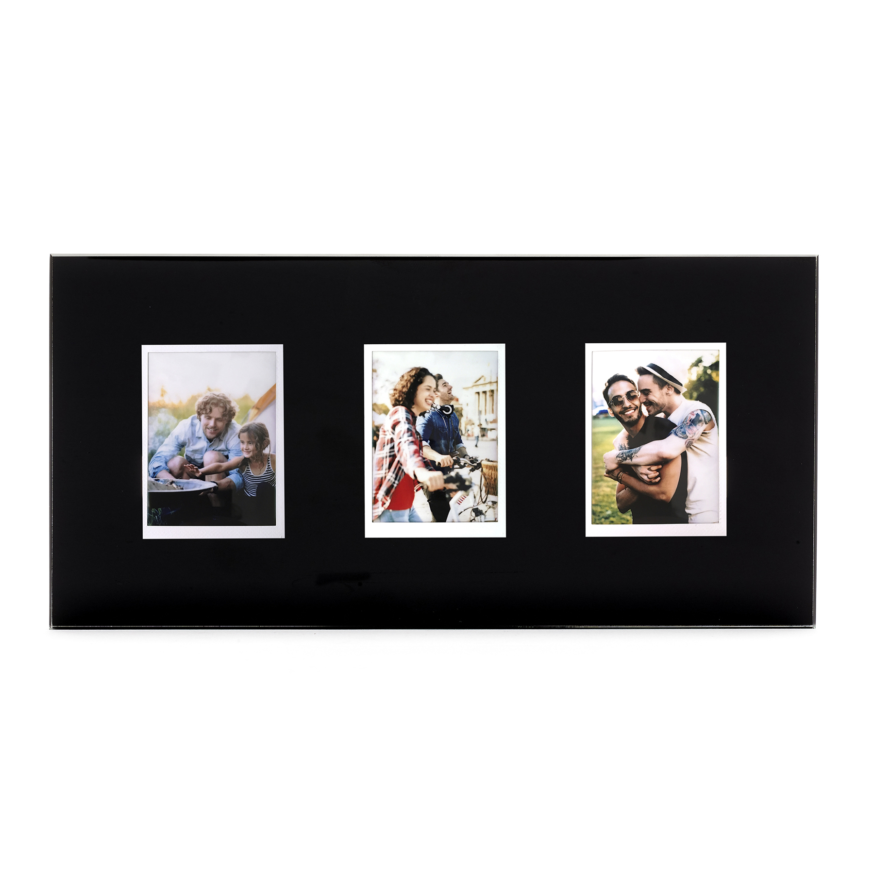 Fujifilm Instax Triple Mini Glass Photo Frame For Instax Mini Pictures